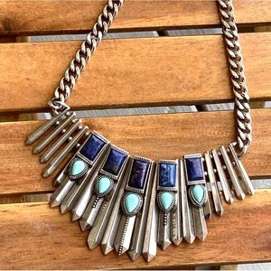 Beautiful Lapis Bibb Necklace!
